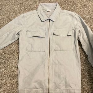 Mens Grey Zipper Jacket